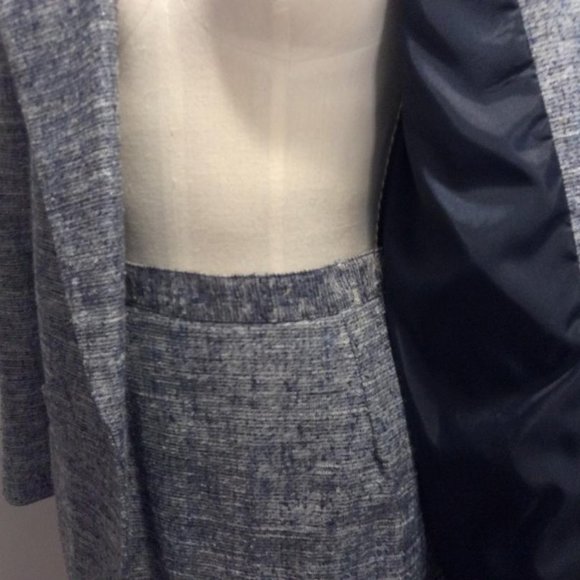 Vintage Patricia Roberts NWT tweed blazer & skirt set cotton/linen Size 8 - Picture 10 of 12